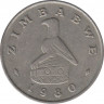 Монета. Зимбабве. 1 доллар 1980 год. ав.