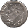 Монета. США. 10 центов 1995 год. Монетный двор P. ав.