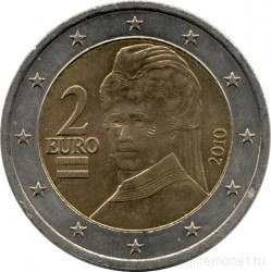 Монета. Австрия. 2 евро 2010 год.