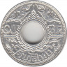 Монета. Тайланд. 20 сатанг 1942 (2485) год. рев.