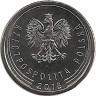 Монета. Польша. 10 грошей 2018 год.