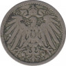 Монета. Германия (Германская империя 1871-1922). 5 пфеннигов 1902 год. (D). рев.