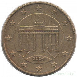 Монета. Германия. 10 центов 2004 год. (F).