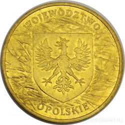 Монета. Польша. 2 злотых 2004 год. Воеводство Опольское.