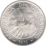 Монета. Сан-Марино. 500 лир 1974 год. Два голубя. рев.