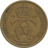 Монета. Дания. 1 крона 1926 год. ав.