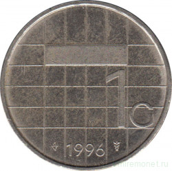 Монета. Нидерланды. 1 гульден 1996 год.