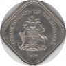 Монета. Багамские острова. 15 центов 1974 год. рев.
