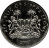 Монета. Сьерра-Леоне. 1 доллар 2007 год. 10 лет со дня смерти Принцессы Дианы.