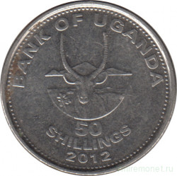 Монета. Уганда. 50 шиллингов 2012 год.