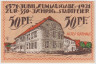 Бона. Нотгельд. Германия. Город Ангербург. 50 пфеннигов 1921 год. Вариант 33.1.а. рев.