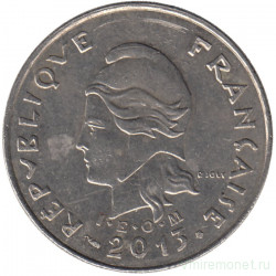 Монета. Новая Каледония. 10 франков 2013 год.