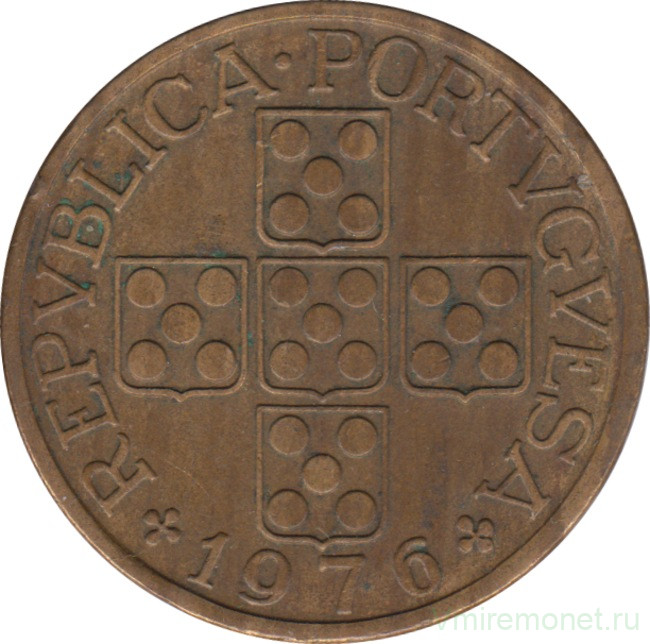 Монета. Португалия. 1 эскудо 1976 год.