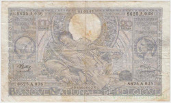Банкнота. Бельгия. 100 франков (20 белгас) 1942 год.
