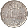 Монета. Тимор. 3 эскудо 1958 год.