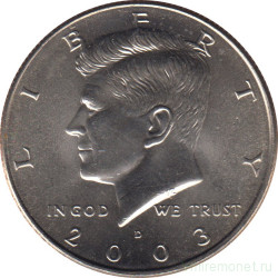 Монета. США. 50 центов 2003 год. Монетный двор D.