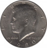 Монета. США. 50 центов 1980 год. Монетный двор P. ав.