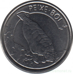 Монета. Бразилия. 100 крузейро 1993 год.