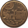 Монета. Канада. 1 доллар 2011 года. 100 лет Организации "Парки Канады". ав.