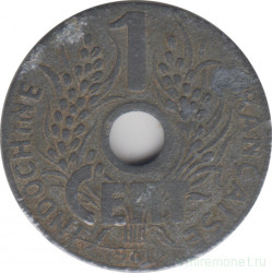 Монета. Французский Индокитай. 1 сантим 1941 год.