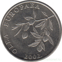 Монета. Хорватия. 20 лип 2002 год.