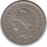 Монета. Аргентина. 10 сентаво 1937 год.