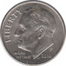 Монета. США. 10 центов 2010 год. Монетный двор P. ав.