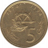 Монета. Монако. 5 сантимов 1974 год. ав.