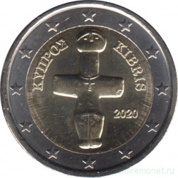 Монеты. Кипр. Набор евро 8 монет 2020 год. 1, 2, 5, 10, 20, 50 центов, 1, 2 евро.