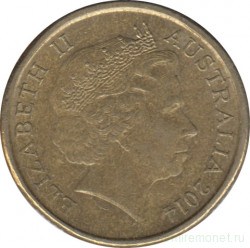 Монета. Австралия. 2 доллара 2014 год.