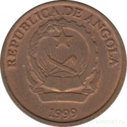 Монета. Ангола. 50 сентимо 1999 год.