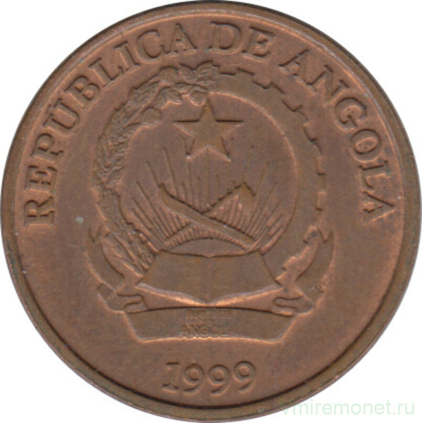 Монета. Ангола. 50 сентимо 1999 год.