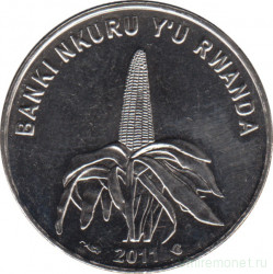 Монета. Руанда. 50 франков 2011.