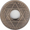 Монета. Британская Западная Африка. Нигерия. 0.1 пенни 1908 год. ав.