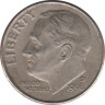 Монета. США. 10 центов 1996 год. Монетный двор D. ав.