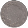 Монета. США. 5 центов 1903 год.