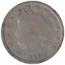 Монета. США. 5 центов 1903 год. Монета. США. 5 центов 1903 год.