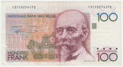 Банкнота. Бельгия. 100 франков 1982 - 1994 год. Тип 142а (5).
