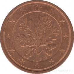 Монета. Германия. 2 цента 2005 год. (J).
