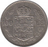 Монета. Румыния. 100 лей 1936 год. ав.