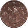 Монета. Андорра. 1 и 2 цента 2017 год.