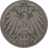 Монета. Германия (Германская империя 1871-1922). 5 пфеннигов 1900 год. (А). рев.