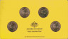 Монета. Австралия. Набор 4 монеты 1 доллар 2021 год. 100 лет Королевским Австралийским ВВС. Все монетные дворы. (В блистере). рев.