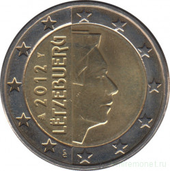 Монеты. Люксембург. Набор евро 8 монет 2012 год. 1, 2, 5, 10, 20, 50 центов, 1, 2 евро.