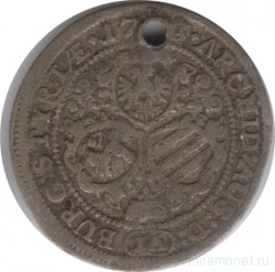 Монета. Австрия (Священная Римская империя 1658 - 1704). 3 крейцера 1703 год. Леопольд I. Грац.