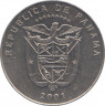 Монета. Панама. 1/2 бальбоа 2001 год. ав.