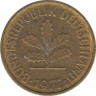 Монета. ФРГ. 5 пфеннигов 1977 год. Монетный двор - Штутгарт (F). ав.
