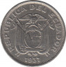 Монета. Эквадор. 20 сентаво 1937 год. ав.