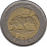 Монета. Южно-Африканская республика (ЮАР). 5 рандов 2004 год. рев.