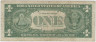 Банкнота. США. 1 доллар 1957 год. Синяя печать. А. Тип 419а. рев.